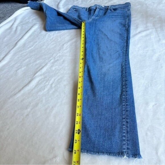 GRLFRND Reed Cropped High Rise Skinny Jeans in Come Over Wash Size 30 - Picture 5 of 12